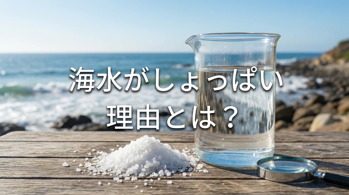海水がしょっぱい理由とは？
