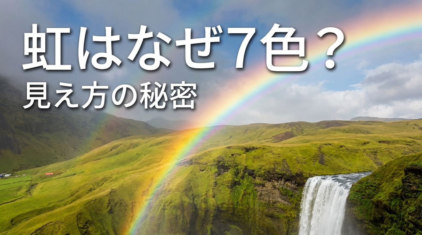 虹はなぜ7色？見え方の秘密