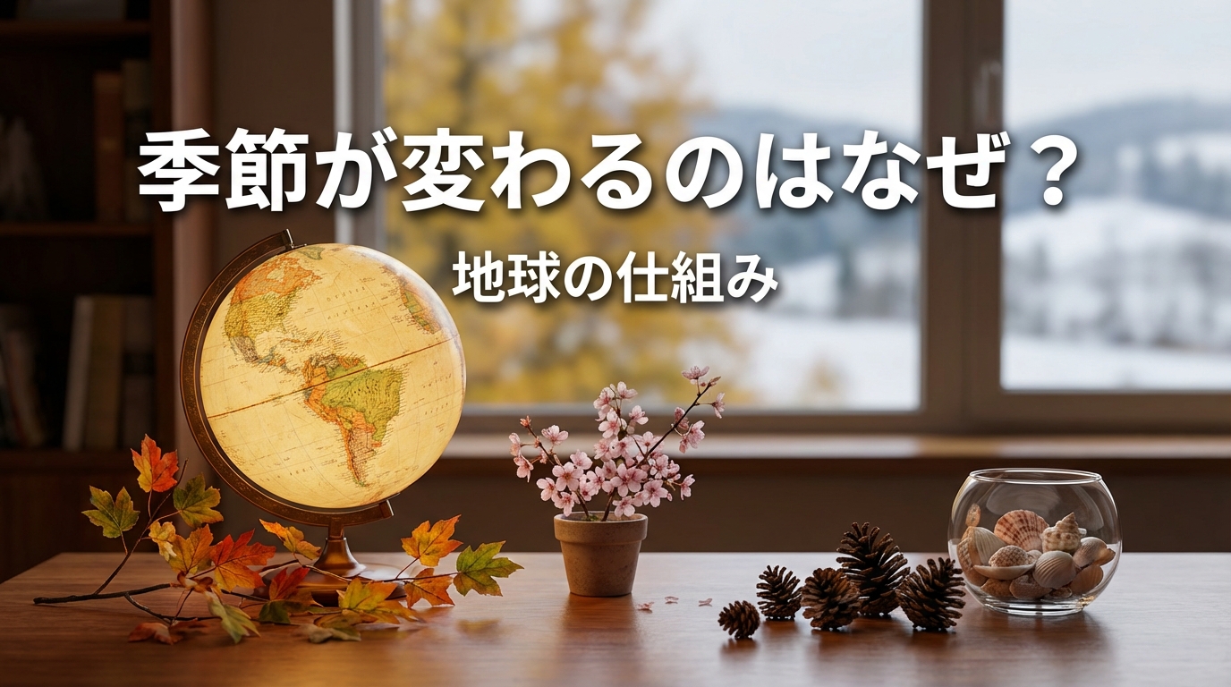 季節が変わるのはなぜ?地球の仕組み