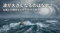 波が大きくなるのはなぜ？台風との関係をわかりやすく解説