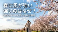 春に風が強いのはなぜ？季節の変わり目に起こる理由を解説