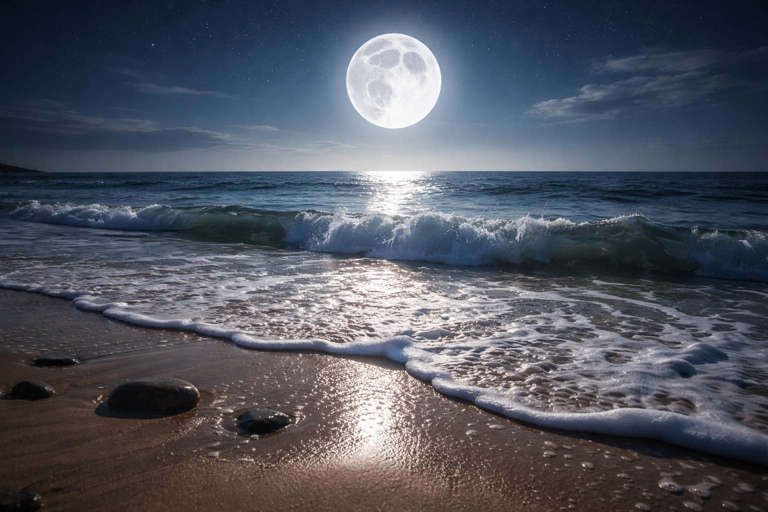 潮の満ち引きは「月の引力」と「遠心力」で起きます