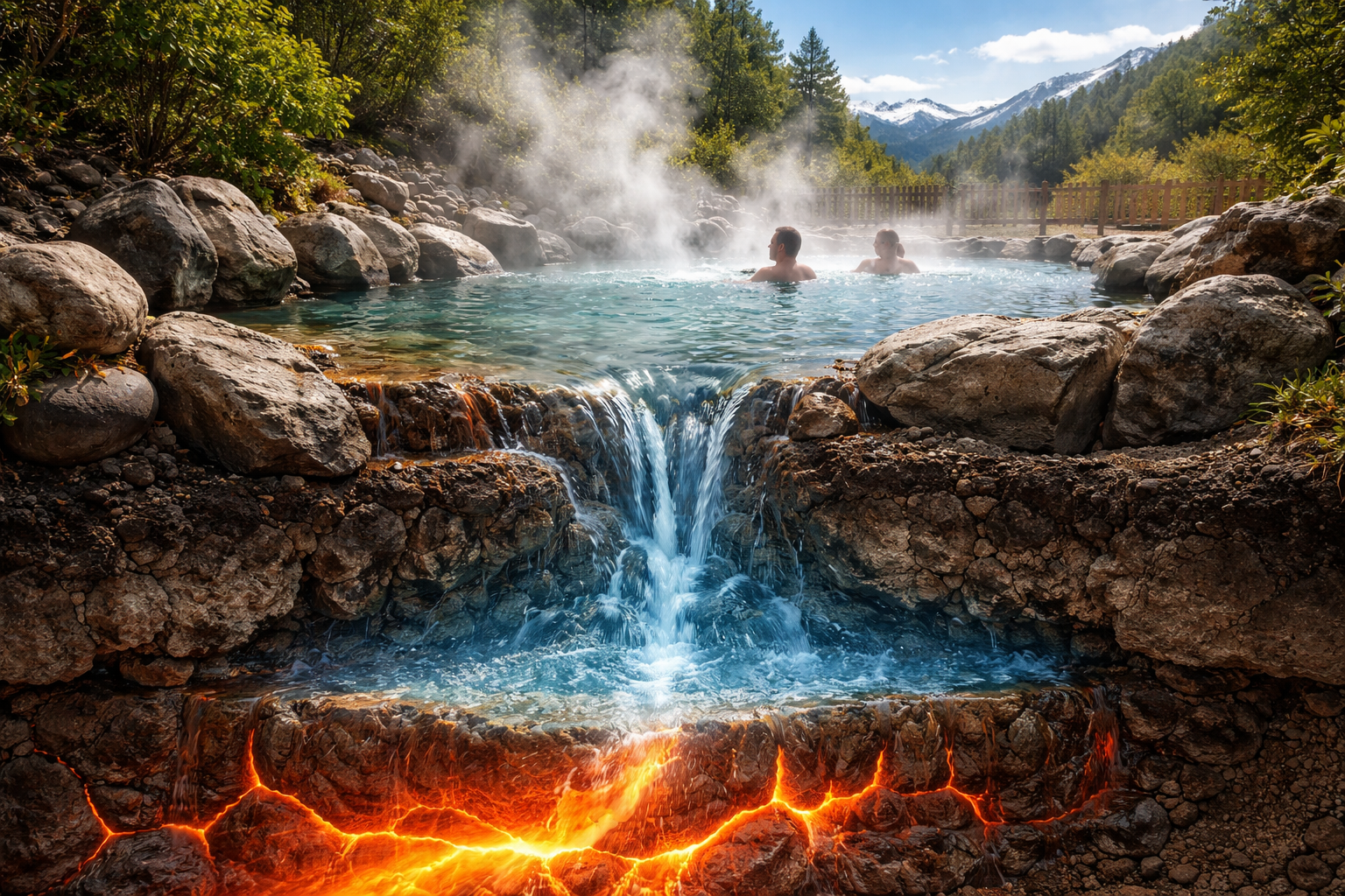 温泉の仕組みが見える具体的なケース