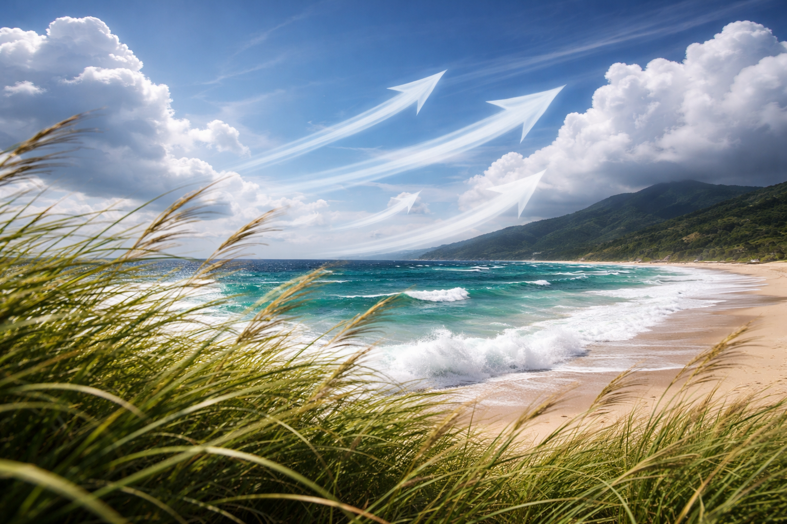 風は「気圧差」を埋めるために吹きます