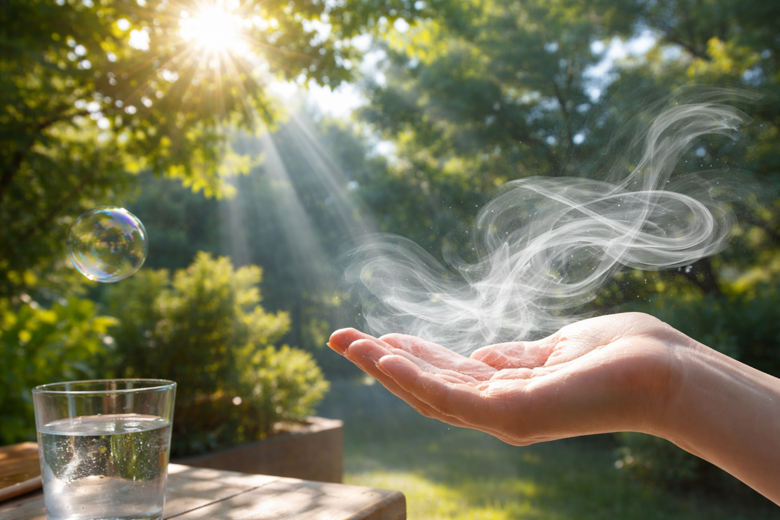 空気が見えたように感じる身近な現象を整理します
