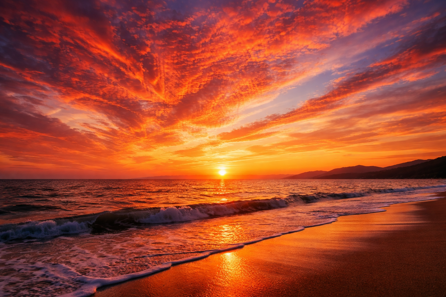 夕焼けの正体は「光の散乱」と「通り道の長さ」です