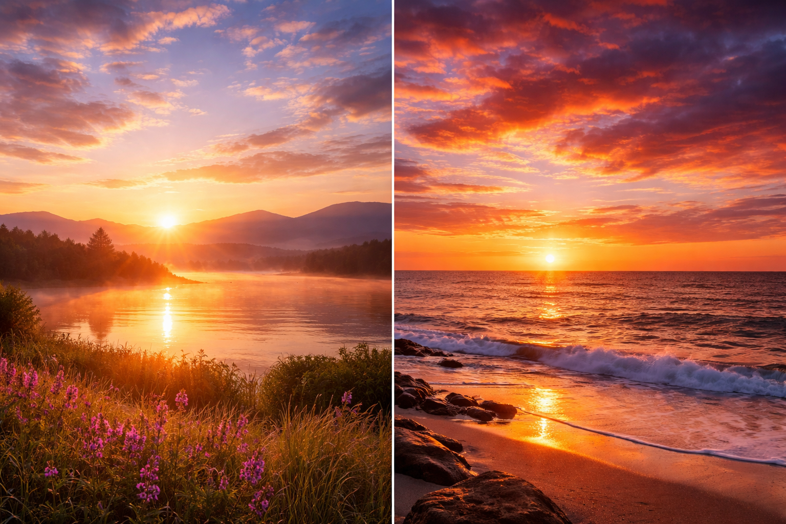 赤く見える理由はレイリー散乱と「光の通り道の長さ」です