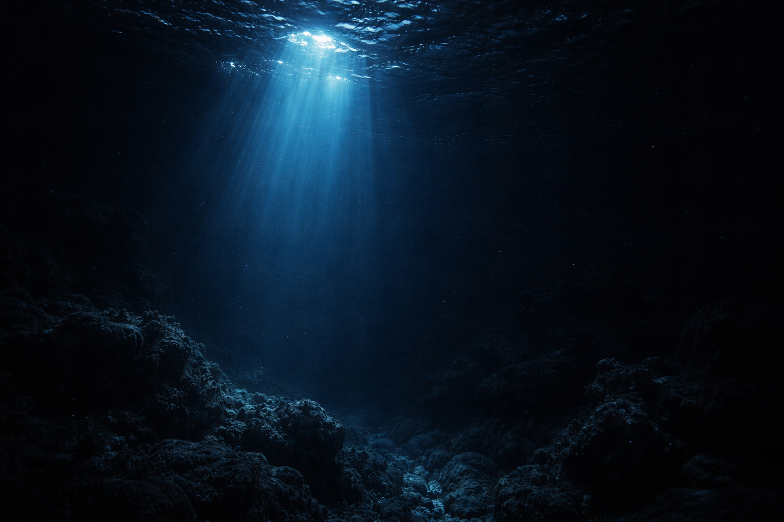 深海が真っ暗になる最大の理由は「光が水に吸収され尽くす」からです