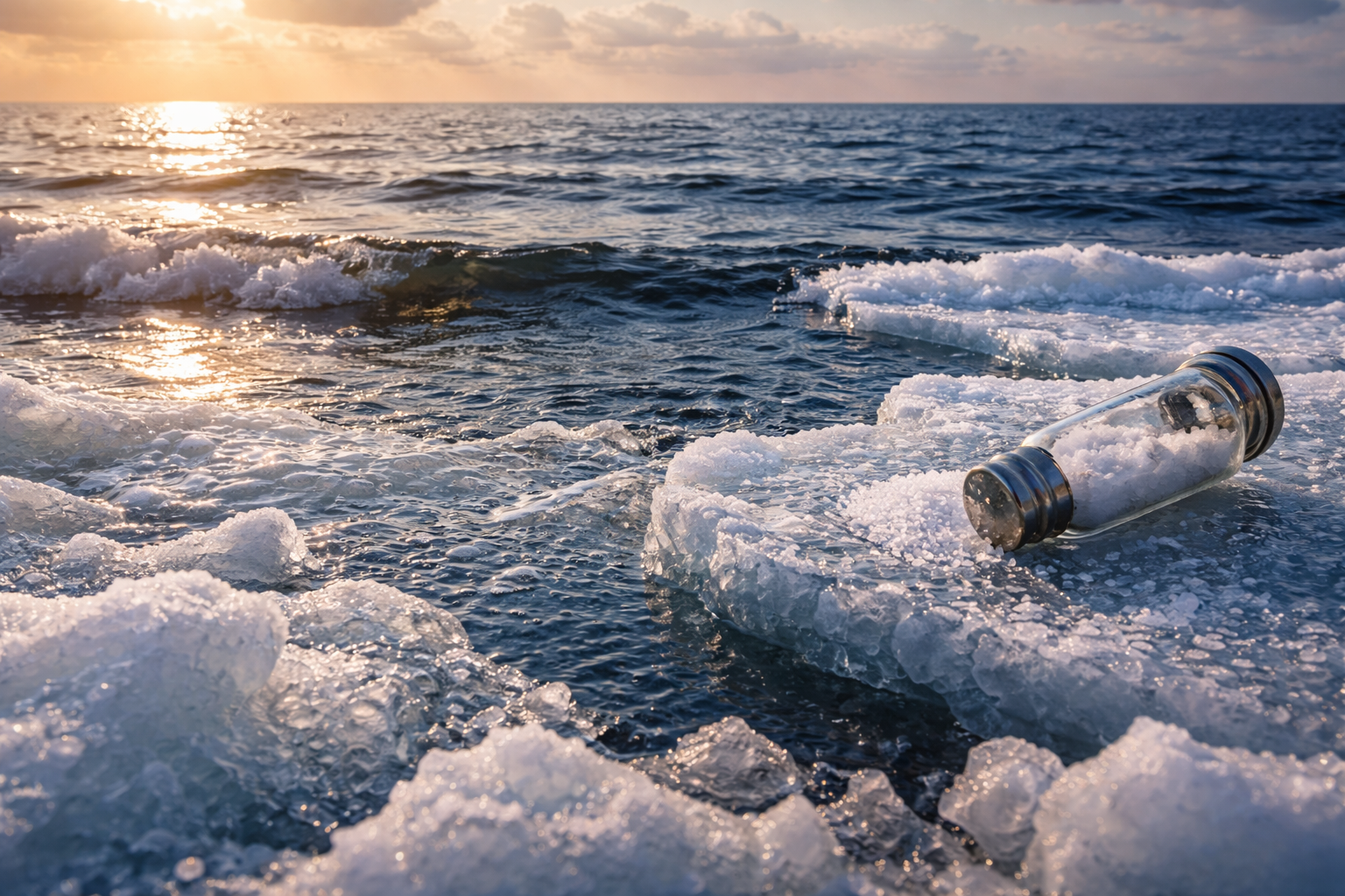 塩分が「凍る温度」と「海の動き」を同時に変える仕組み