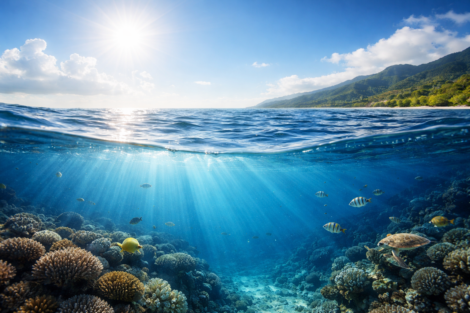 海の水温は「太陽・大気・海の構造・温暖化」で変わります