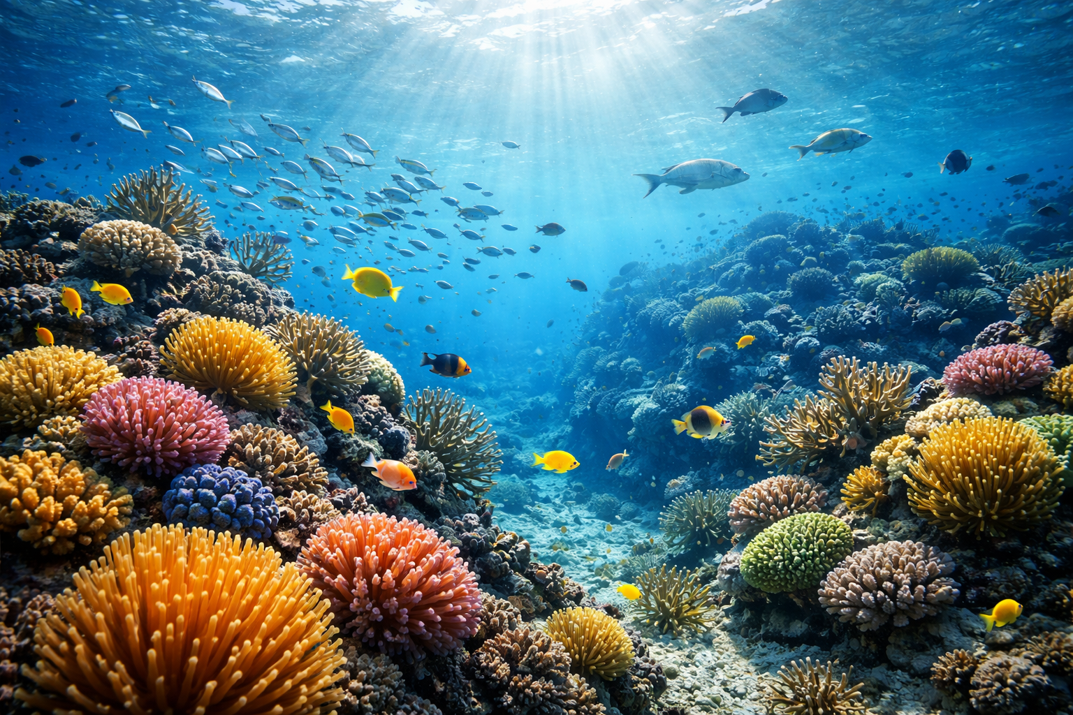 海に生き物が多いのは「住みか・栄養・つながり」がそろうからです