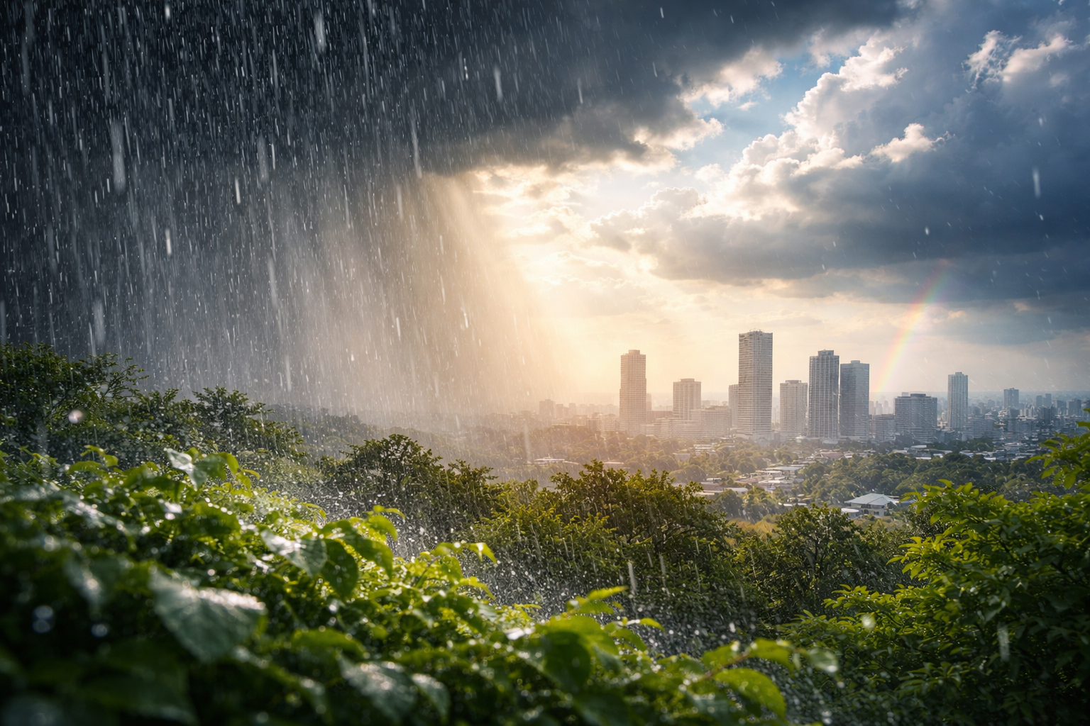 雨の強弱は「雲」と「大気の状態」の変化で決まります