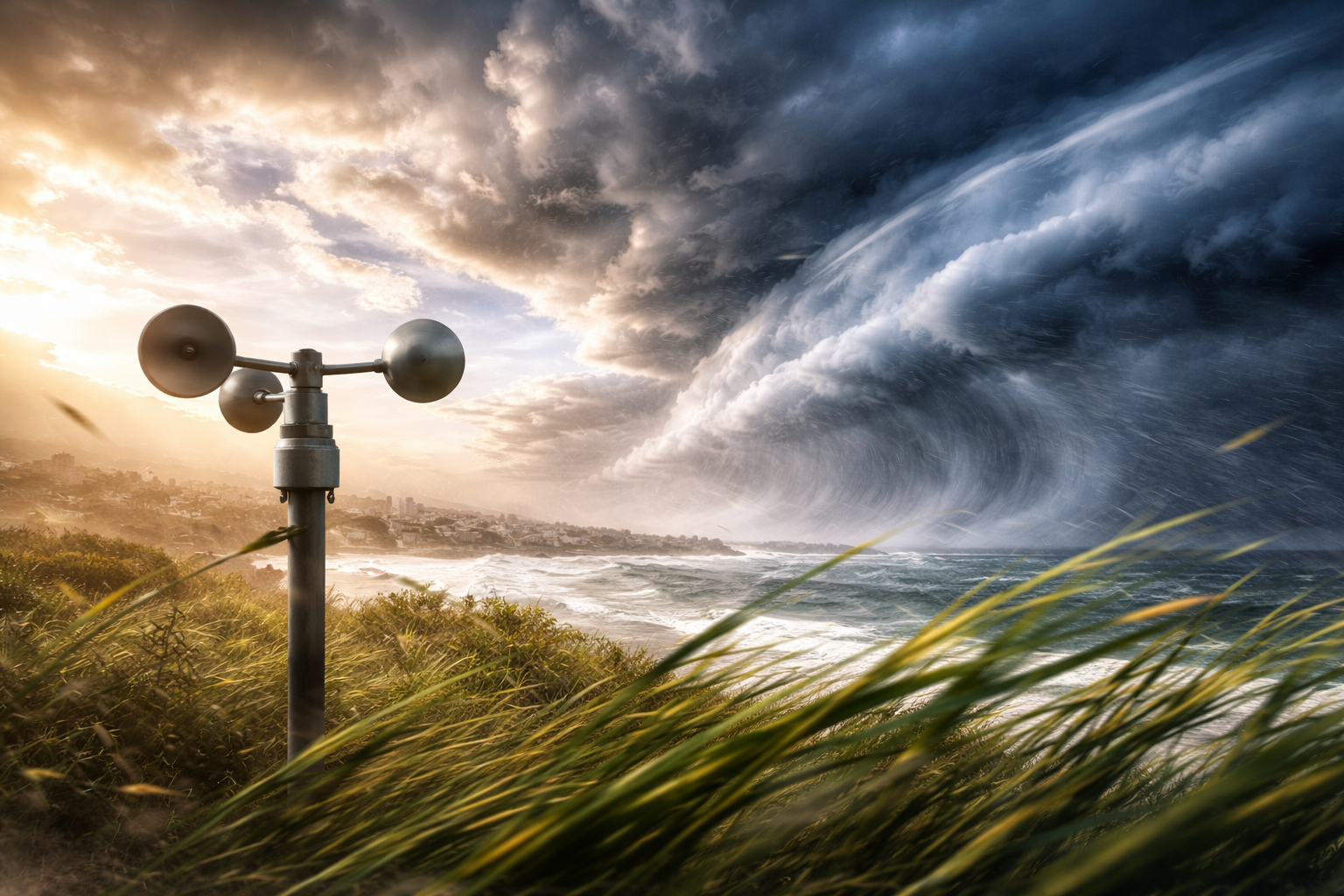 風が強くなる最大の原因は「気圧差が大きいこと」です