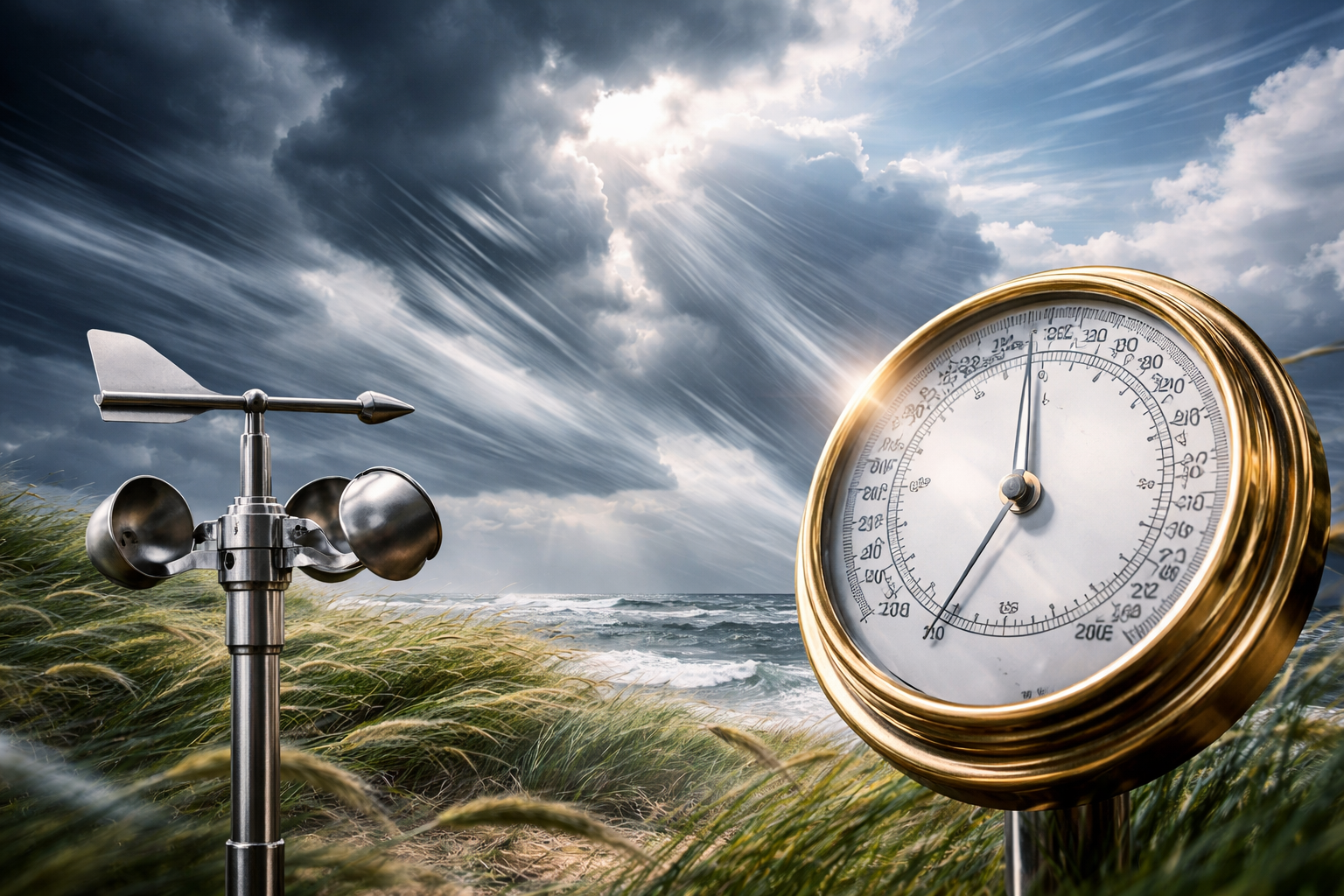 気圧差が風を加速させる仕組みを理解する