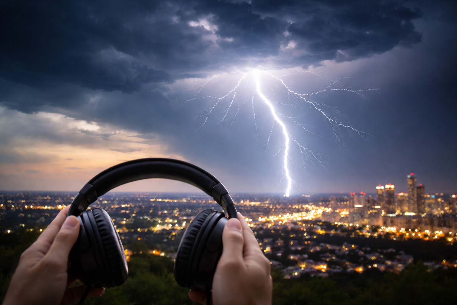 雷の音が遅れて聞こえるのは「光は速く、音は遅い」からです