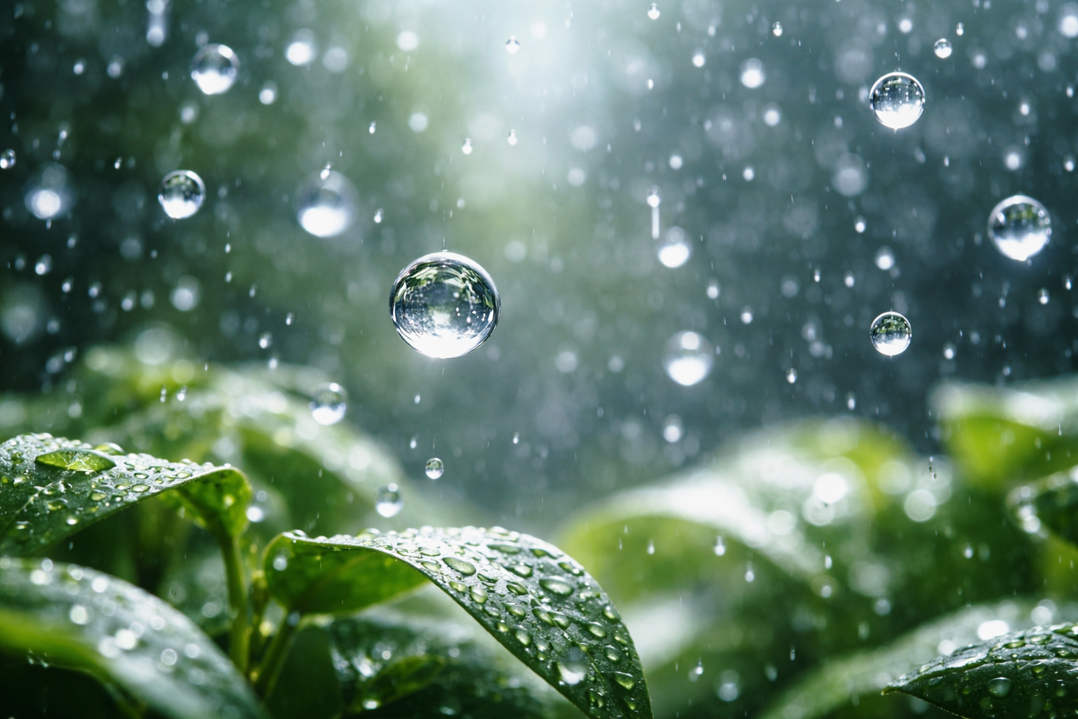 身近な場面でわかる「雨粒の形」の具体例