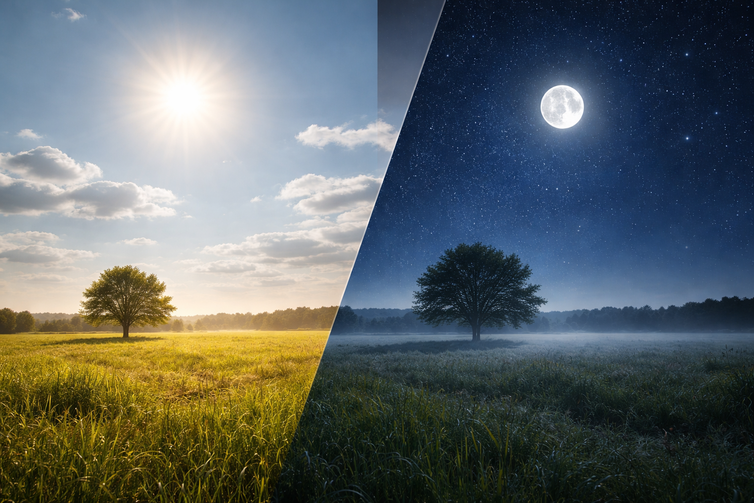 昼と夜で気温が違うのは、地表が「温まる仕組み」と「冷える仕組み」が違うからです