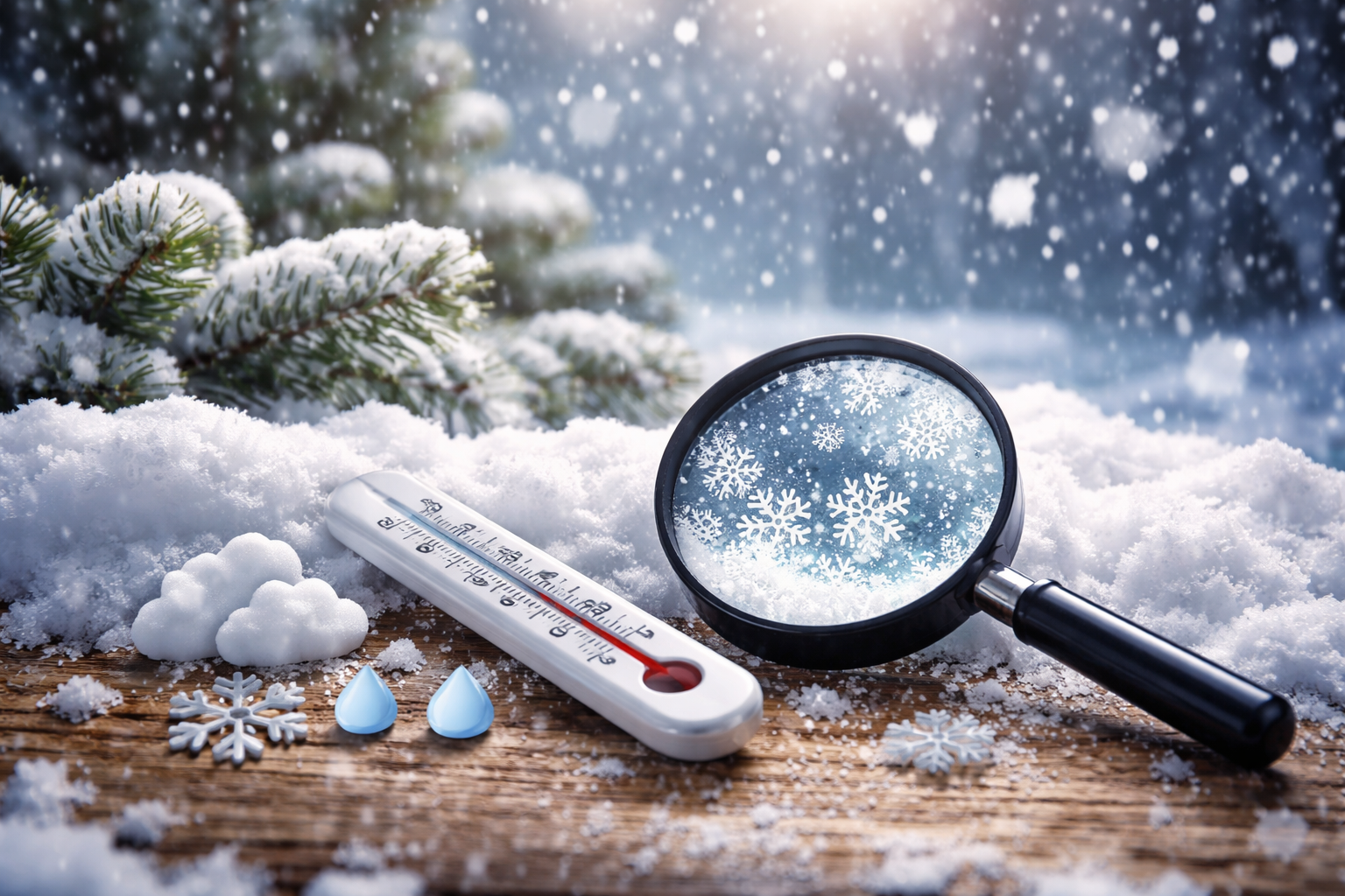 雪が降る条件を分解すると理解しやすくなります